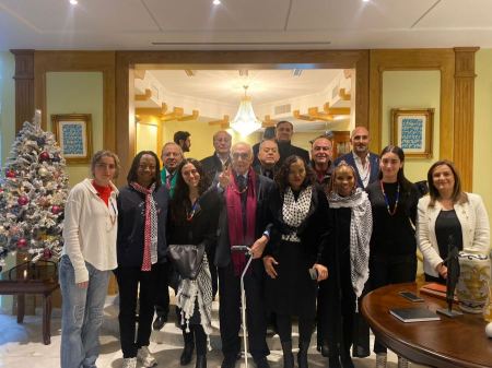 المصري يلتقي ويكرم سفيرة جمهورية جنوب إفريقيا لدى المملكة الأردنية الهاشمية